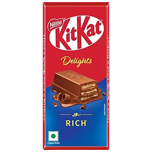 Nestle KitKat Delights Hazelnut Coated Wafer, 120 g