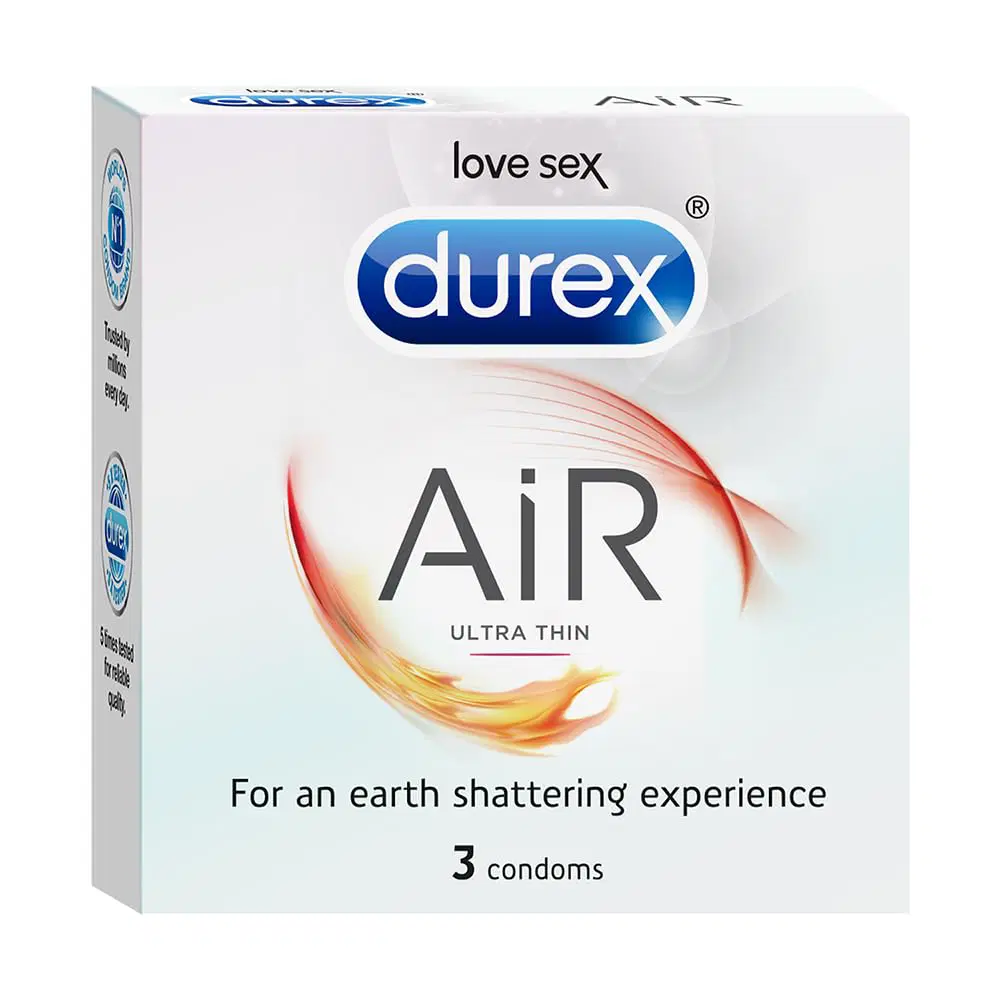 Durex Air Condoms for Men - 3 Count