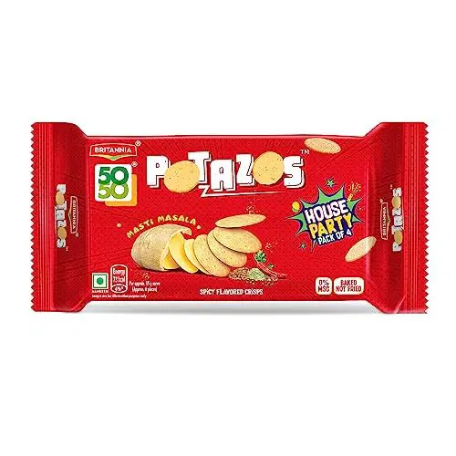 Britannia 50-50 Potazos Masti Masala Spicy -24g