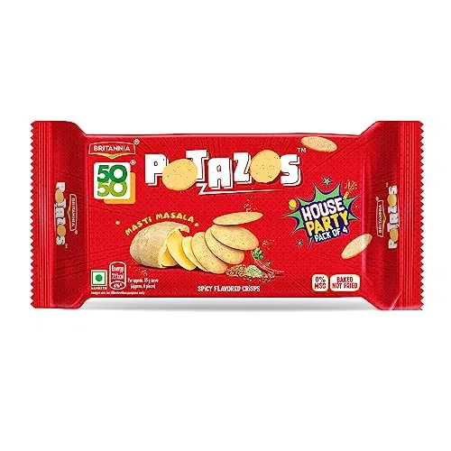 Britannia 50-50 Potazos Masti Masala Spicy -24g