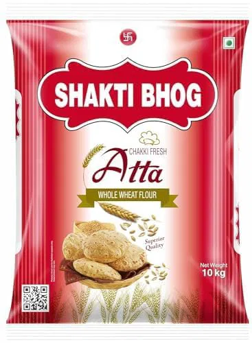 Shakti Bhog Chakki Fresh Atta Whole Wheat Flour 100% Atta 0% Maida 
