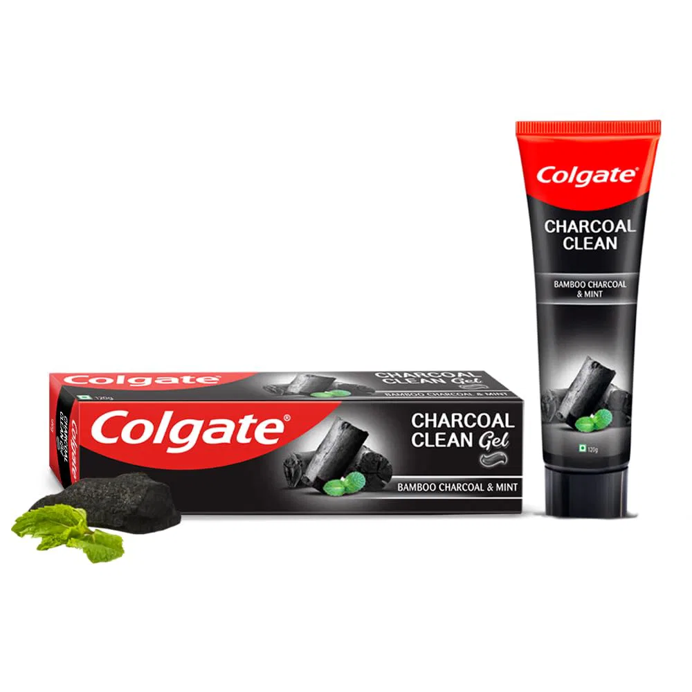 Colgate Charcoal Clean Black Gel Toothpaste, 120g,
