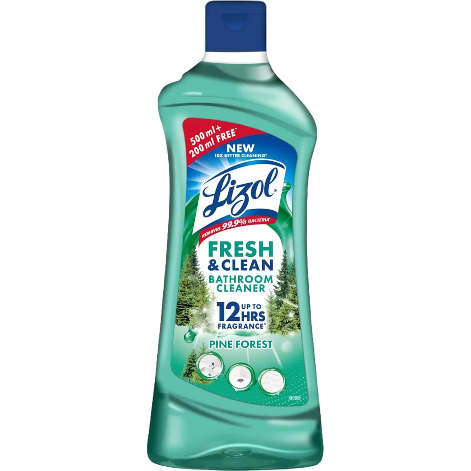 Lizol Fresh & Clean Bathroom Cleaner | Pine | 700 ml