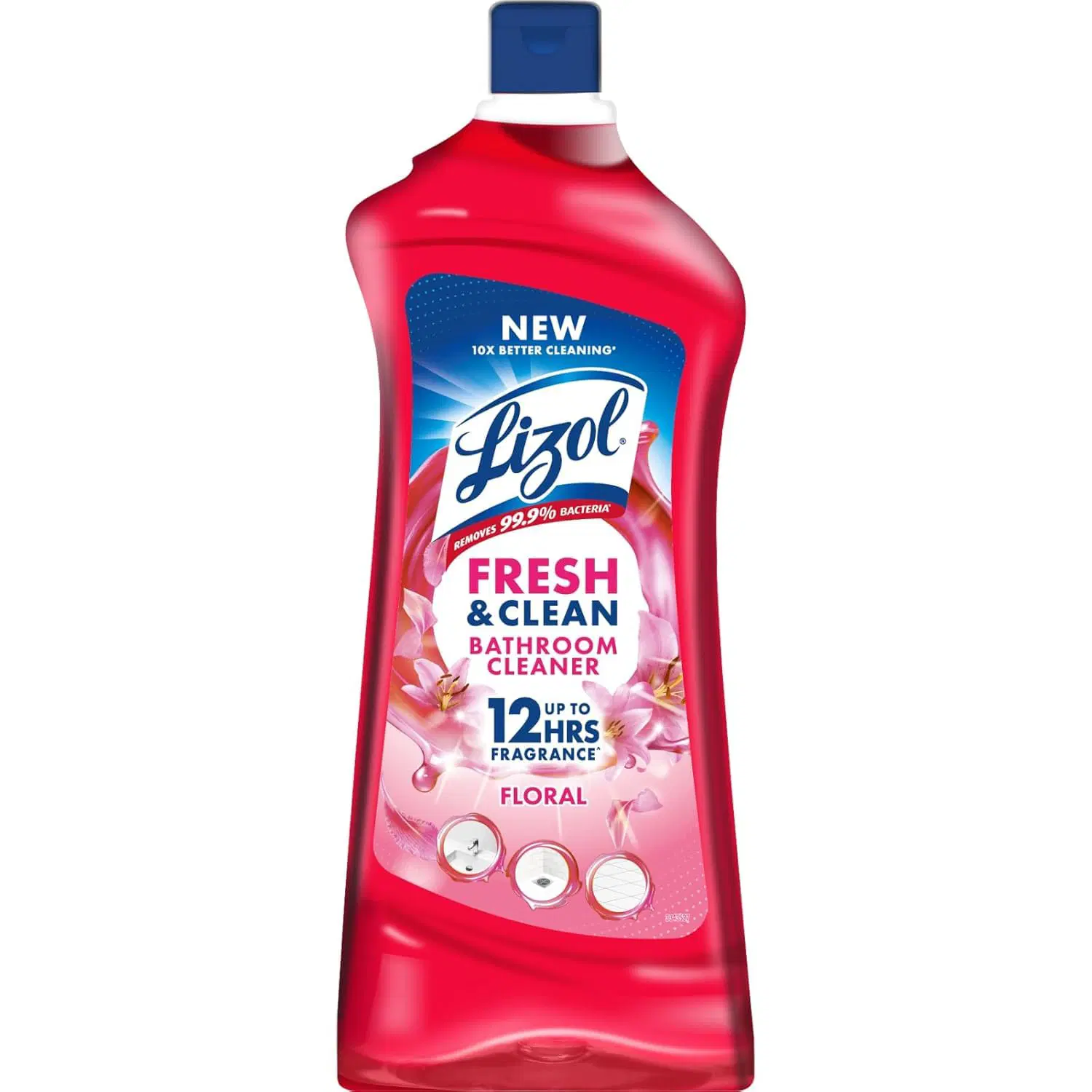 Lizol Fresh & Clean Bathroom Cleaner | Floral | 700ml