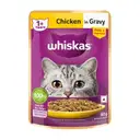 Whiskas Adult (1+ Years) Wet Cat Food, Chicken in Gravy, 80 g – image 1