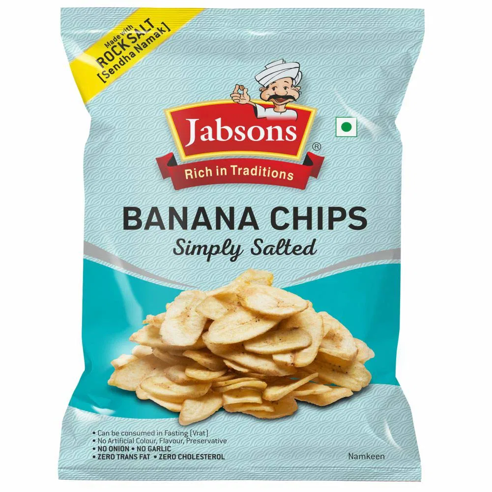 Jabsons Banana Chips Simply Salted 150g