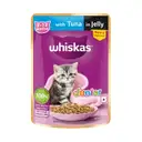 Whiskas Junior Kitten (2-12 Months) Wet Cat Food, Tuna in Jelly, 80 g, – image 1