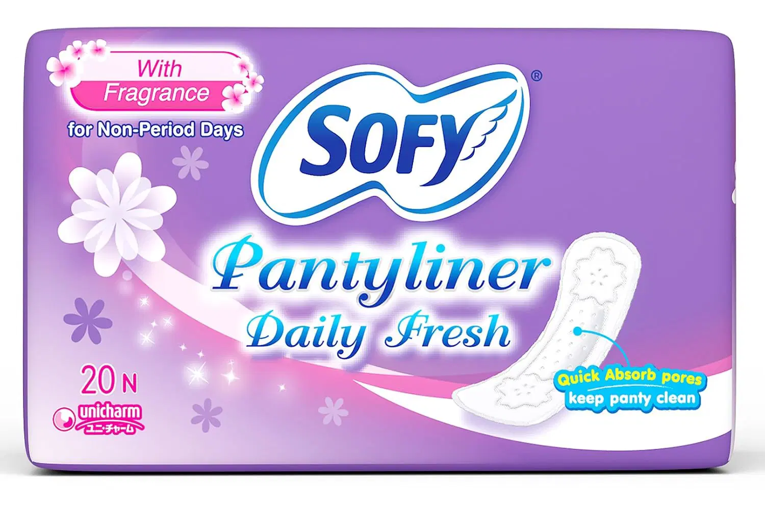 Sofy Daily Fresh | Women Pantyliners | 18 liners