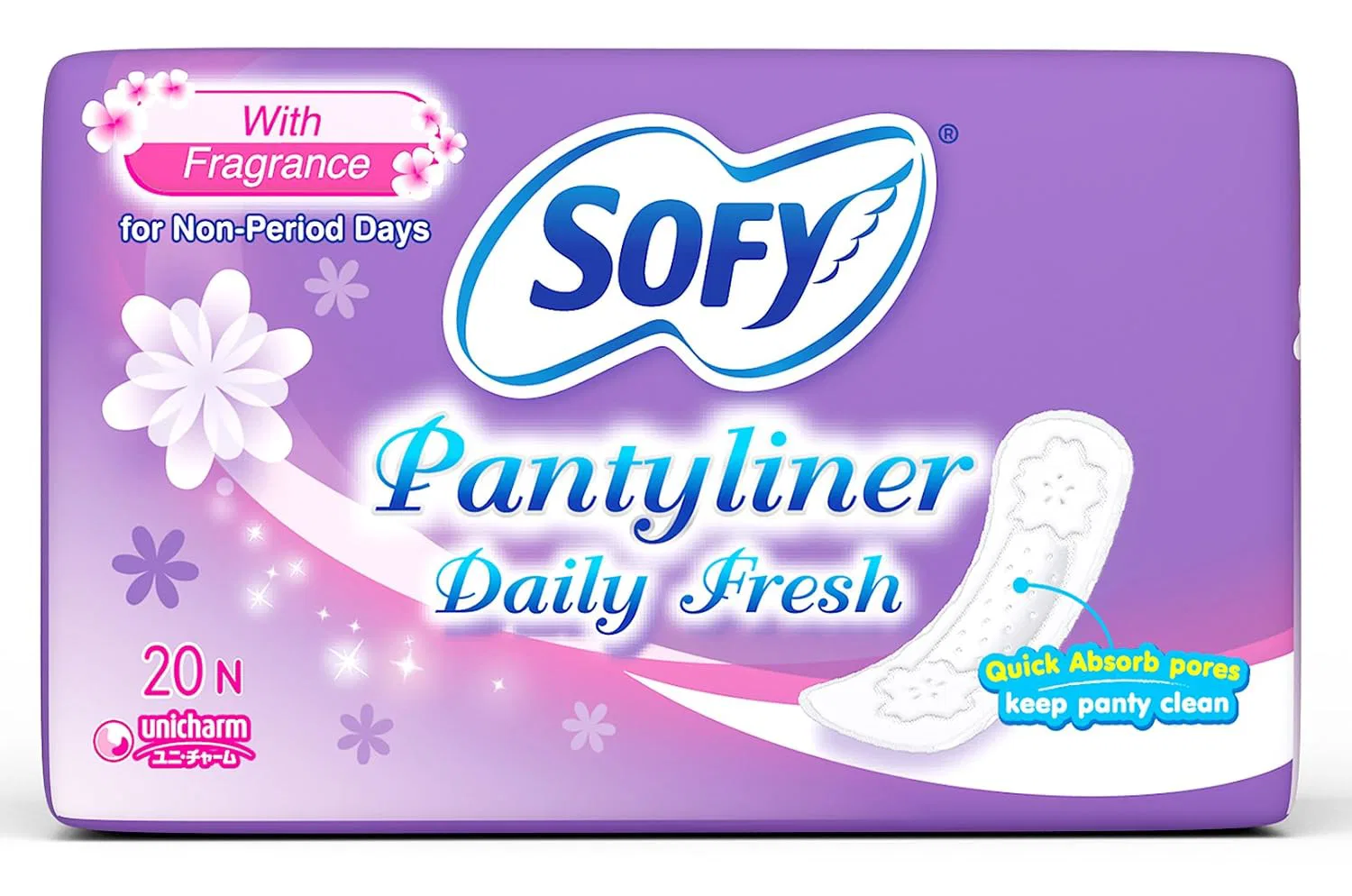 Sofy Daily Fresh | Women Pantyliners | 18 liners