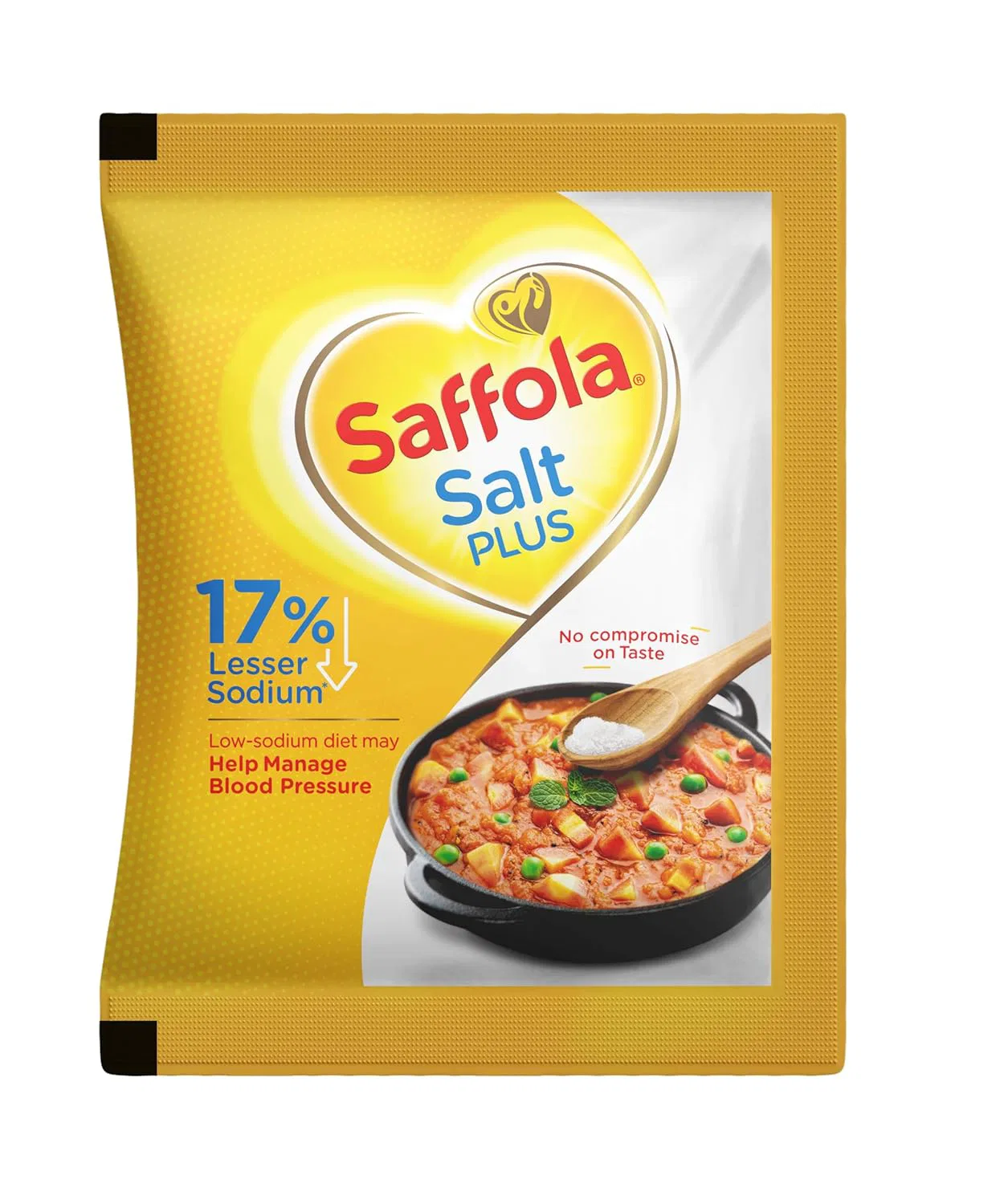 Saffola Salt Plus - Less Sodium, 1kg Pack