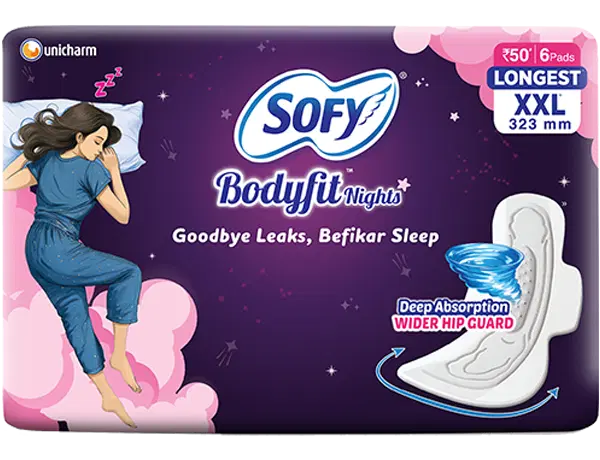 Sofy Bodyfit Nights Longest XXL 6 Pads