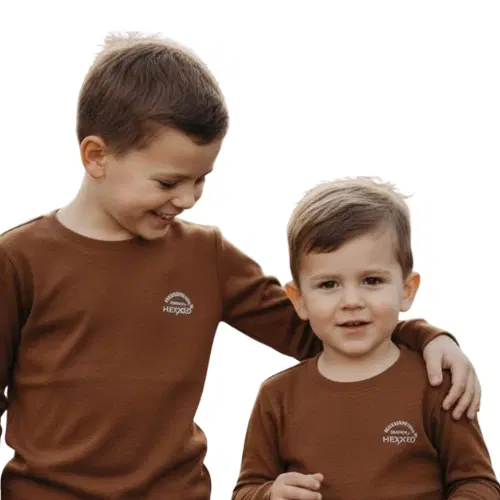 HEXXED KIDS THERMAL SET BROWN