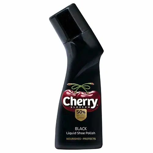 Cherry Blossom Black Liquid Shoe Polish