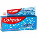 Colgate MaxFresh Toothpaste, Blue Gel Paste with Menthol for Super Fresh Breath, (Peppermint Ice) – image 1