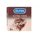 Durex Extra Thin Intense Chocolate Flavoured - 3 Condoms – image 1