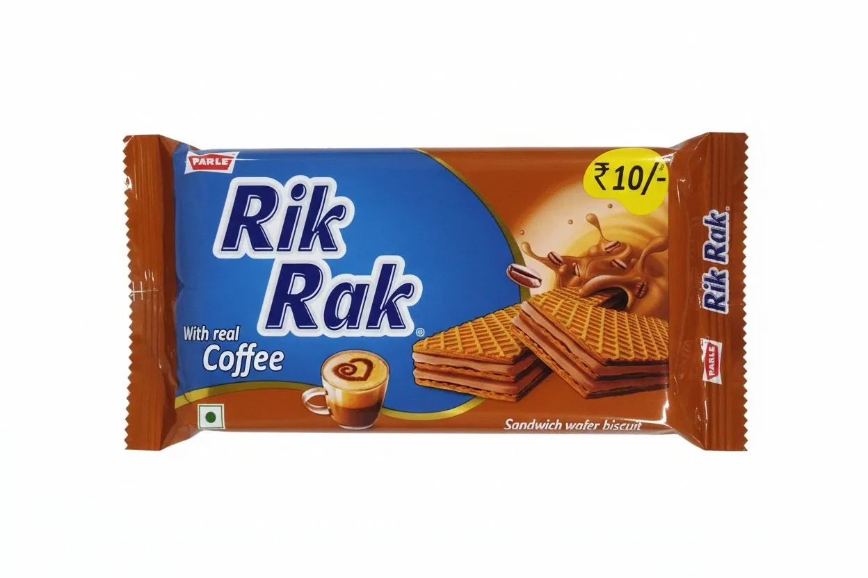 Parle Rik Rak, Sandwich Wafer Biscuits -28g