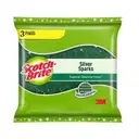 Scotch Brite Scrub Pad Silver Sparks 3M – image 1