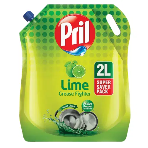 Pril Lime Grease Fighter, Pouch 1.5ltr