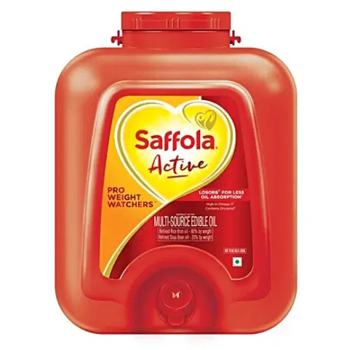 Saffola Active Edible Oil, 15 L Jar