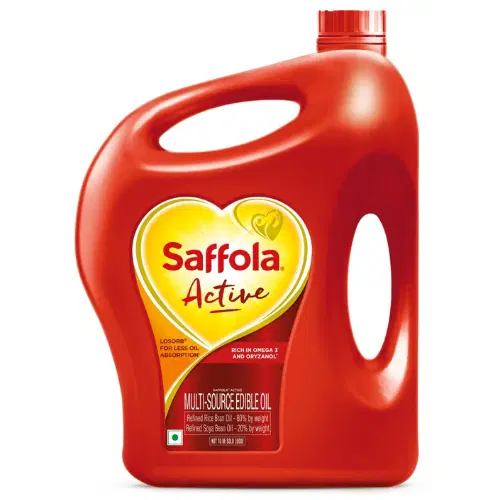 Saffola Active Edible Oil, 5 L Jar