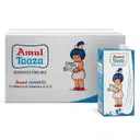 Amul Taaza Homogenised Toned Milk -1ltr x 12U – image 1