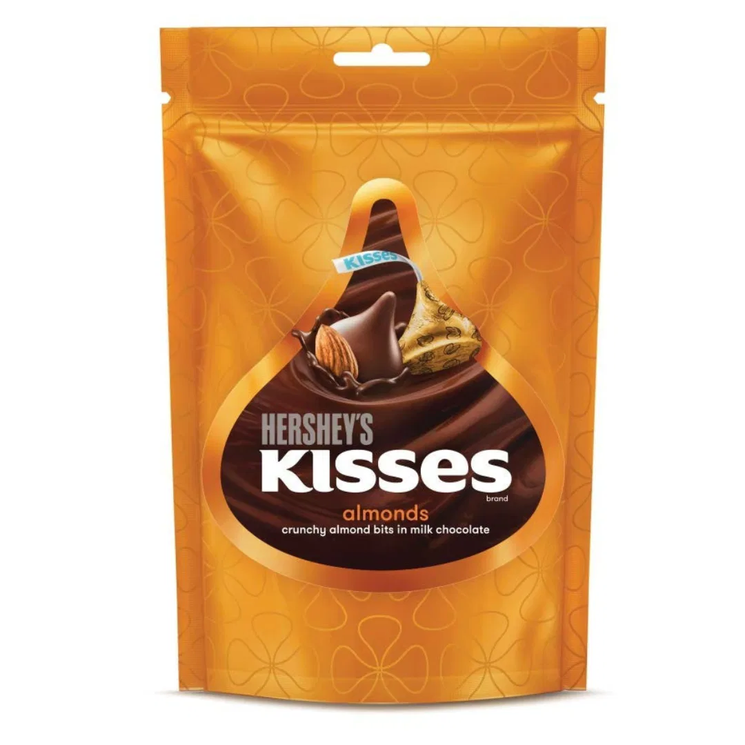 Hershey's Kisses Almonds | Melt-In-Mouth Chocolates -33g