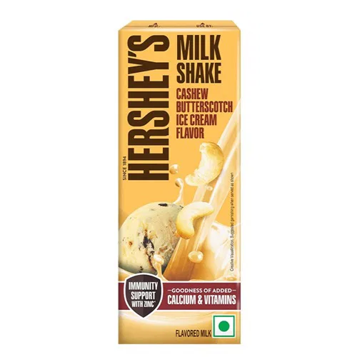 Hershey's Cashew Butterscotch Ice Cream Flavored Milkshake 180ml