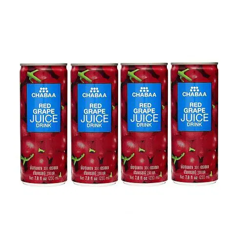 Chabaa Red Grape Fruit Drink, Crate, Pack Of 24