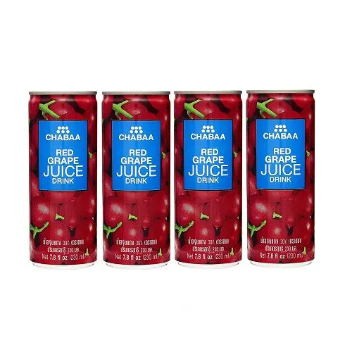 Chabaa Red Grape Fruit Drink, Crate, Pack Of 24