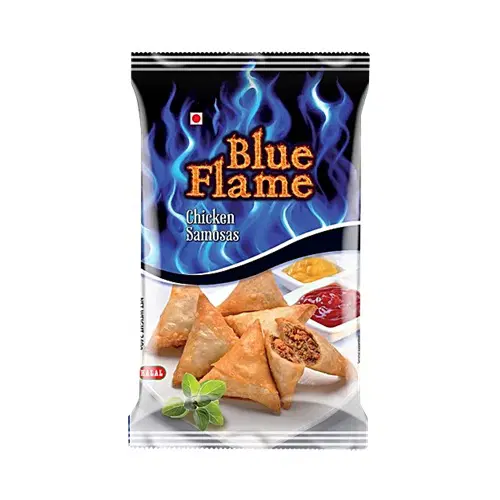 Blue Flame Chicken Samosas 