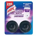Harpic 100 gm - Lavender, Flushmatic In-Cistern Toilet Cleaner Blocks | Toilet Flush Cleaner Balls – image 1
