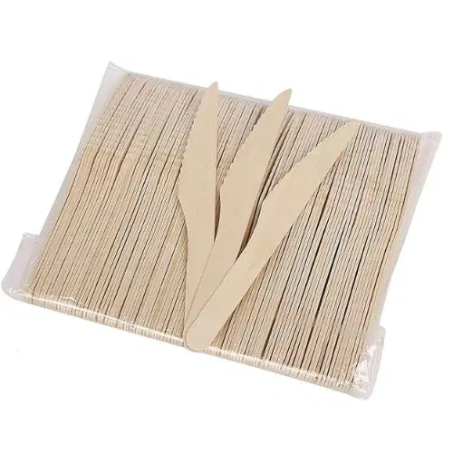 Wooden Knife Packet (Pack Of 100)