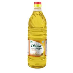Dhara Refined Soyabean Oil, Bottle 1ltr – image 1