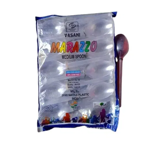 Plastic Spoon Packet (Pack Of 100)