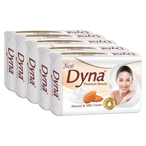 Dyna Almond & Milk Cream Pack Of 3+1, 600gm (150gm x 4)