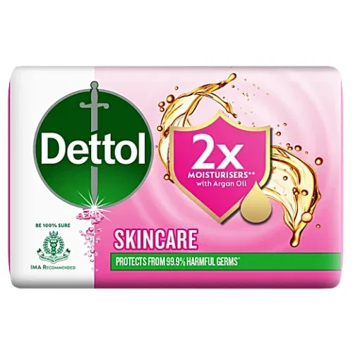 Dettol Skincare Moisturizing Beauty Bathing Soap Bar with Argan Oil, 100 g