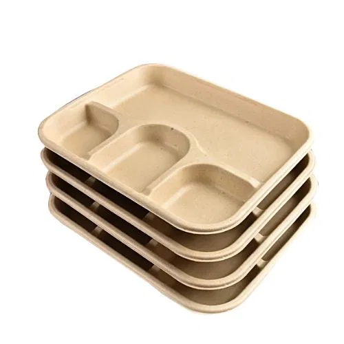 Chuk Disposable Meal Plate - 4 Compartment, 25 pcs