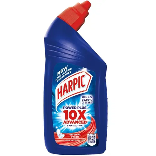 Harpic Disinfectant Toilet Cleaner Liquid, Original - 600 ml | India's # 1 Toilet Cleaner