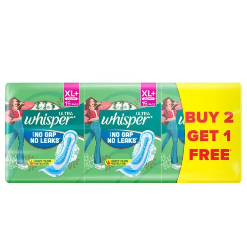 Whisper Ultra Pads XL+ -45 Pads