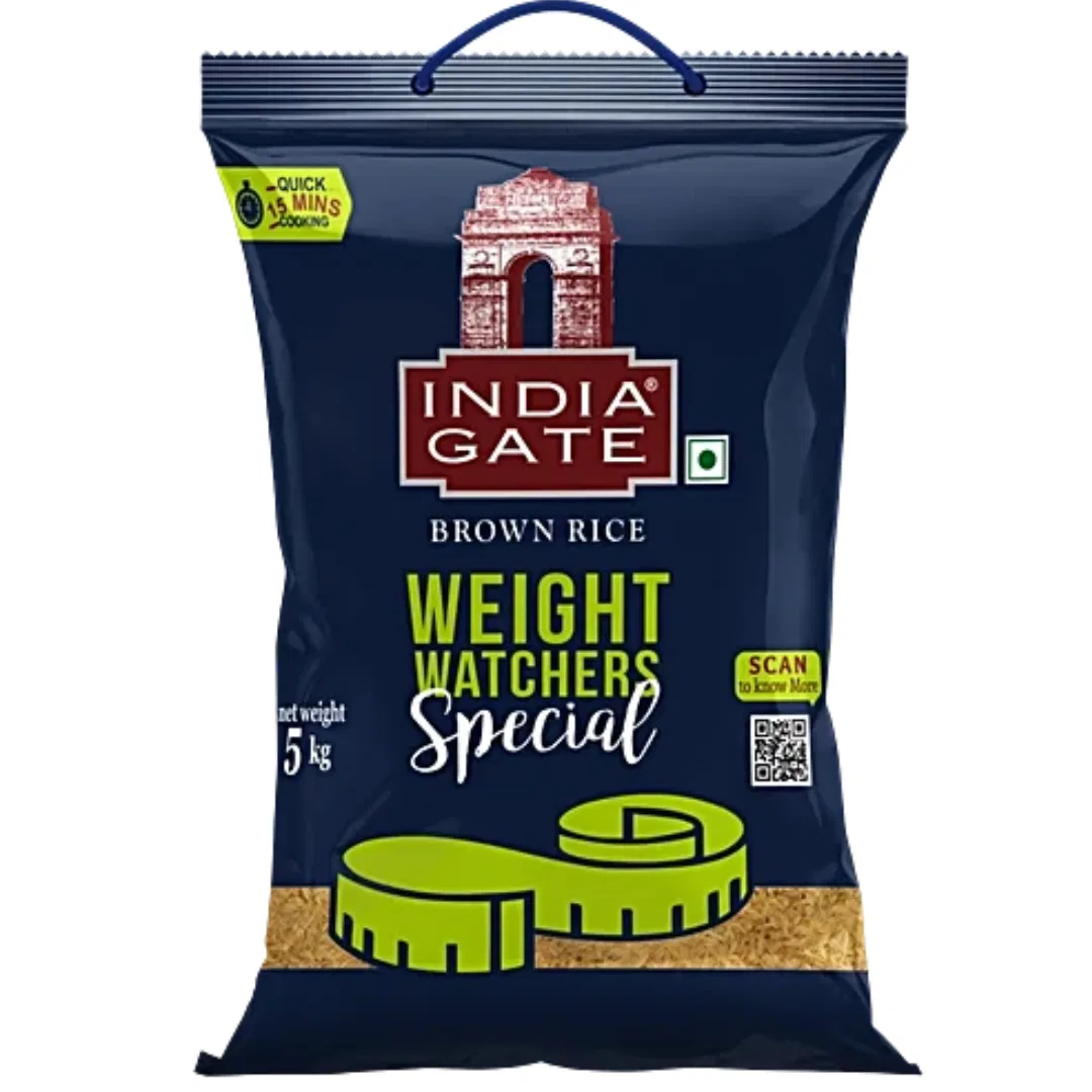 INDIA GATE Weight Watchers Special Brown Rice, 5 kg