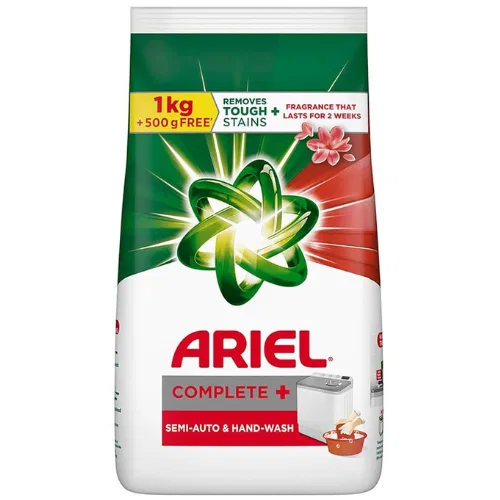 Ariel Complete Detergent Powder - 1kg + 500g free