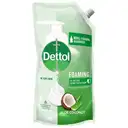 Dettol Foaming Handwash Refill - Aloe Coconut, 700ml | Rich Foam | Moisturizing Hand Wash | Soft on Hands – image 1