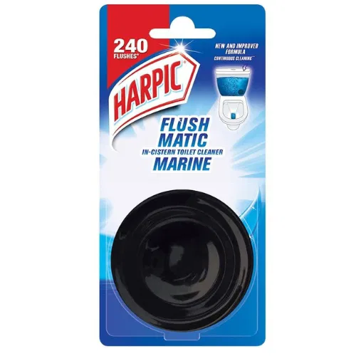 Harpic Flushmatic In-Cistern Toilet Cleaner Blocks, Marine - 50 g | Lasts Upto 240 Flushes