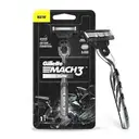Gillette Mach 3 Bright Glow Charcoal Razor – image 1