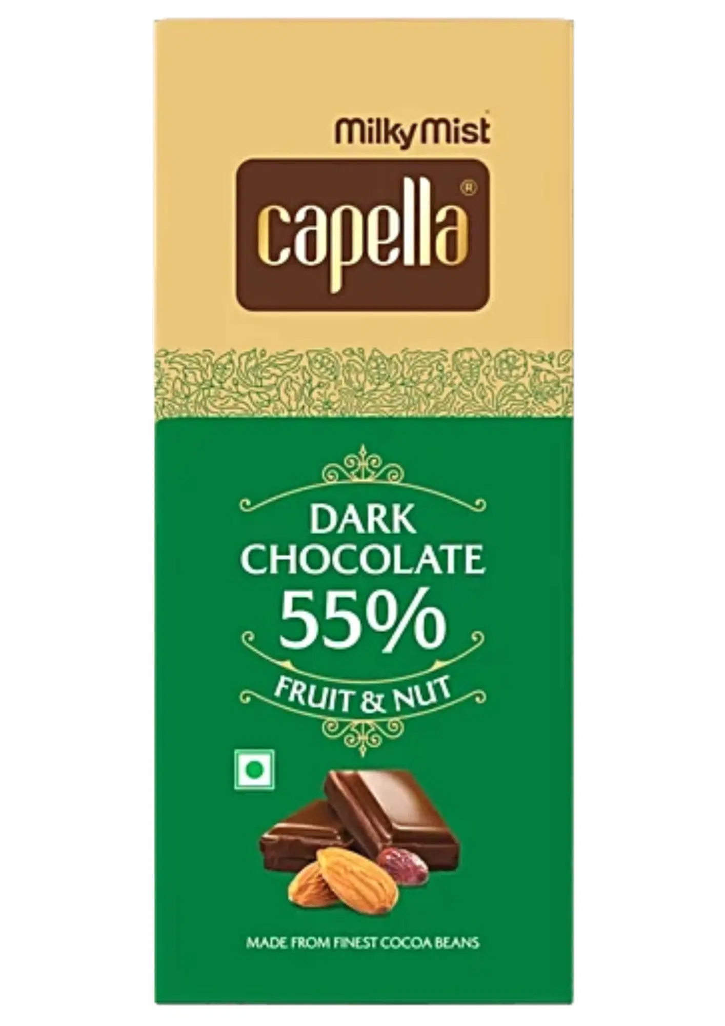 Milky Mist Capella Milk Chocolate Dark 55% - 125gm