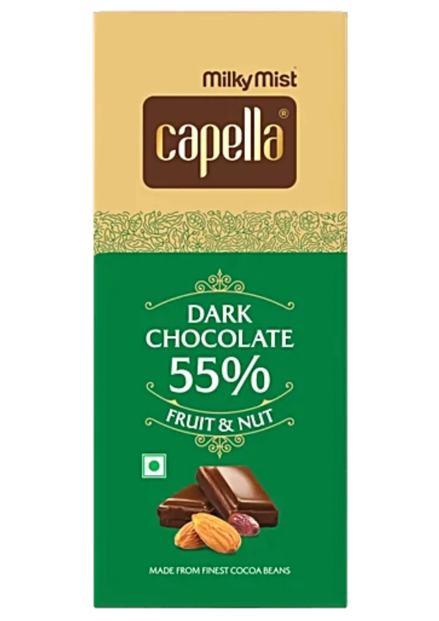 Milky Mist Capella Milk Chocolate Dark 55% - 125gm