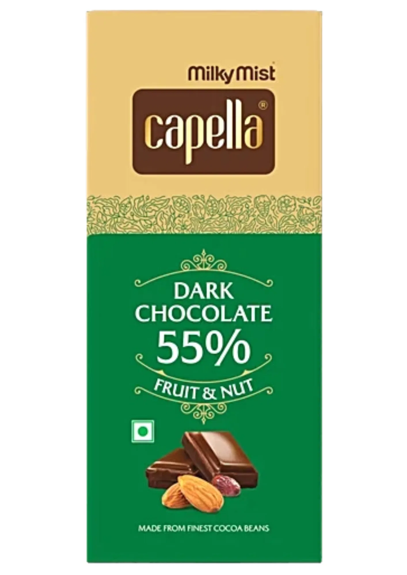 Milky Mist Capella Milk Chocolate Dark 55% - 125gm