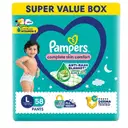Pampers Complete Skin Comfort Pants, Anti-Rash Blanket, Large Size (L) 58 Count, 9-14Kg – image 1