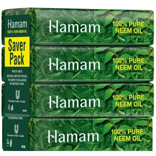Hamam Pure Neem Oil Soap Bar -Bundle Pack