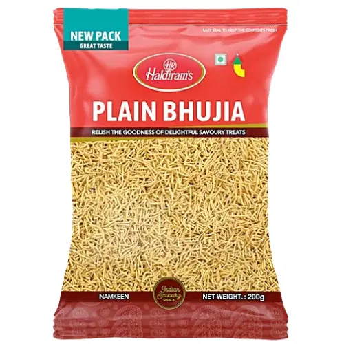 Haldiram's Namkeen - Plain Bhujia, 75 g Pouch